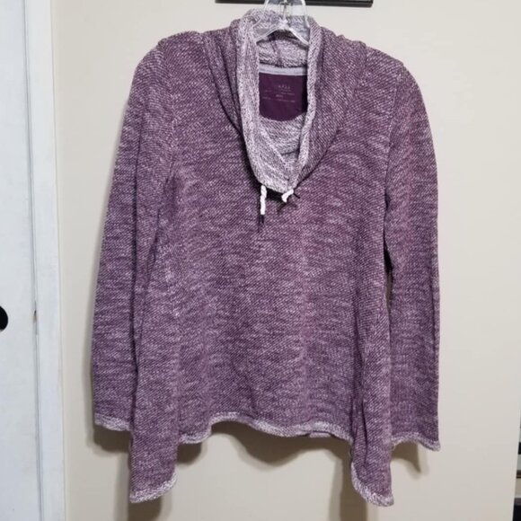 Calvin Klein Sweatshirt Medium Purple Beach Casual Cowl - Picture 1 of 5